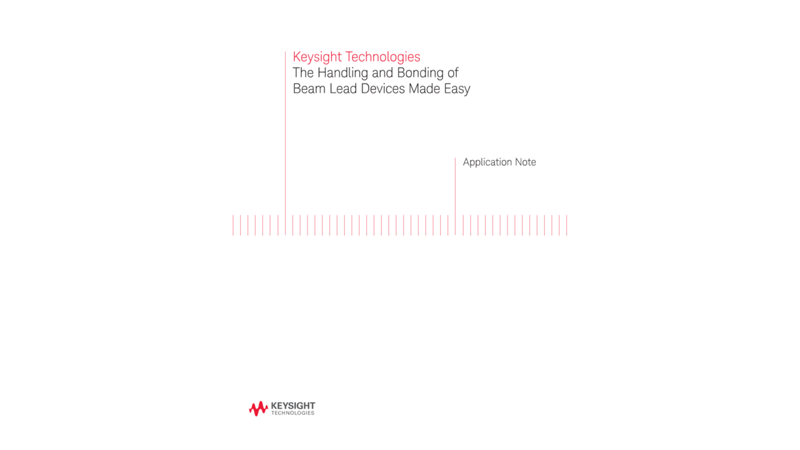 The Handling and Bonding of Beam Lead Devices Made Easy